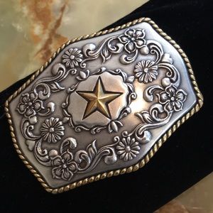 ⭐️NOCONA Super Star Belt Buckle ⭐️